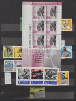 Svájc 1930-2010 összeállítás A4-es berakóban, benne kisívek, Repülő bélyegek, modern kiadások