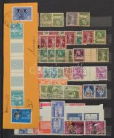 Svájc 1930-2010 összeállítás A4-es berakóban, benne kisívek, Repülő bélyegek, modern kiadások