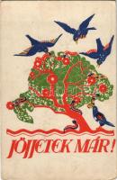 Jöjjetek már! Kiadja a "Szózat" Magyarország Területi Épségének Védelmi Ligája napilapja. Besskó Grafikai Műintézete / Hungarian irredenta propaganda, Trianon (EB)