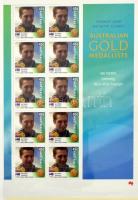 Ausztrália Sydney olimpiai arany érmesek bélyeg album 17 klf kisívvel