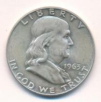 Amerikai Egyesült Államok 1963. 1/2$ Ag "Franklin" T:VF USA 1963. 1/2 Dollar Ag "Franklin" C:VF Krause KM#199