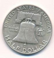 Amerikai Egyesült Államok 1963. 1/2$ Ag "Franklin" T:VF
USA 1963. 1/2 Dollar Ag "Fra...