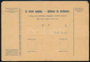 1911 Teljes csomagszállító 1K bérmentesítéssel Svájcba