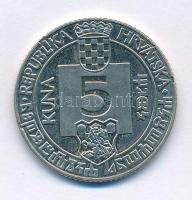 Horvátország 1994. 5K Ni-sárgaréz "500 éves a Zenggi breviárium" T:AU
Croatia 1994. 5 Kun...