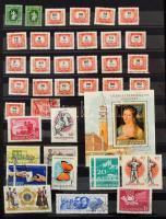 Magyar bélyegek főleg a 70-es 80-as évekből, kevés régebbivel 2 db A/4 bordó színű jó minőségű berak...