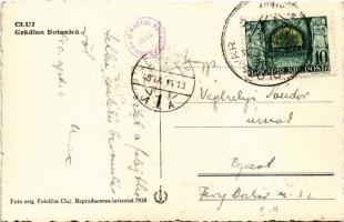 1940 Kolozsvár, Cluj; Gradina Botanica / Botanikus kert + "1940 Kolozsvár visszatért" So. ...