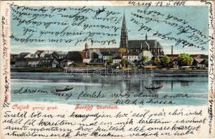 1902 Eszék, Essegg, Osijek; Gornji grad / Oberstadt. Eugen Selzer / látkép / general view (EK)