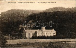 Resicabánya, Resicza, Recita, Resita; Villamos központ. Neff Antal kiadása / Länd I. Elektrische Centrale / electricity station of the mine (felületi kopás / worn surface)