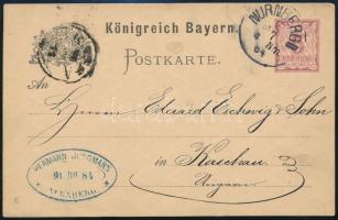 German states Bavaria 1884, Német államok Bajorország 1884