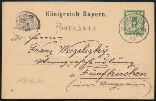 German states Bavaria 1890, Német államok Bajorország 1890