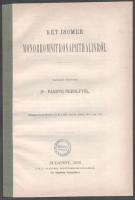 Fabinyi Rudolf: Két isomér monobromnitronaphthalinról. Bp., 1876, MTA (Athenaeum-ny.), 12 p. Kiadói papírkötés, régi intézményi bélyegzővel. (Ritka!)