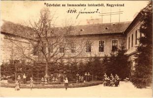 Nagyvárad, Oradea; Immaculata intézet / boarding school for girls (r)