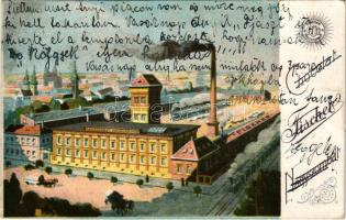 1927 Nagyszombat, Tyrnau, Trnava; Chocolat Fischer nagyszombati csokoládégyár. Franklin Társulat kiadása / chocolate factory (EB)