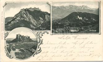 1899 Földvár, Barcarozsnyó and Törcsvár castles (EK)