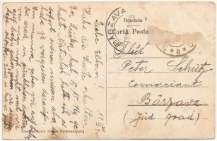 1925 Szászsebes, Mühlbach, Sebesul Sasesc, Sebes; Cazarma. Libraria Erich Hutter / Kaserne / laktany...