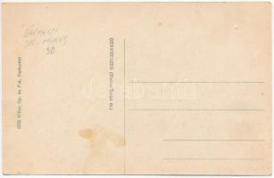 Gernyeszeg, Gornesti; Teleki kastély. Klösz Gy. és Fia kiadása / castle (apró lyuk / tiny pinhole)