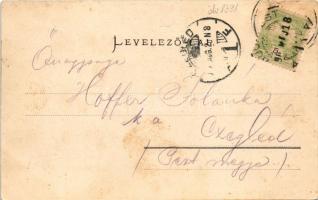 1906 Ada Kaleh, Török bazár, üzletek. Müller Testvérek kiadása (Orsova) / Turkish bazaar, shops (fl)