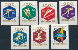 1960 Téli olimpia I. - Squaw Valley vágott sor (ráncok / creases)