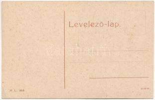 Gyimes, Ghimes; Csángó népviselet, erdélyi folklór. W.L. 1812. / Transylvanian folklore, Csángó coup...