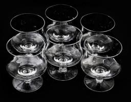 Mousse kehely készlet, 6 darab, jelzés nélkül, hibátlan, m: 12 cm