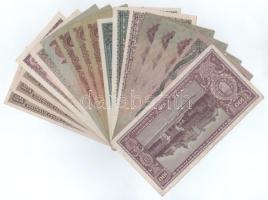 1930-1946. 50P - 10.000.000MP (11xklf,17db) T:XF-F, mind szép papír