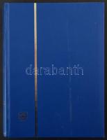 Leuchtturm A4-es berakó 32 vékony fekete lappal, kék borítóval, újszerű állapotban