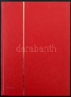 A4-es berakó 30 vékony fehér lappal, piros borítóval, újszerű állapotban