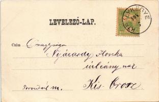 1904 Királykegye, Königsgnade, Tirol, Chiroi; községi iskola. Franz Schweininger kiadása / school, s...