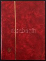 1963-1976 Rendező maradvány, jó minőségű 32 fehér lapos A/4 Leuchtturm berakóban, bordó borítóval