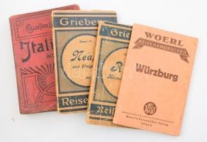 1905-1928, 4 darab olasz és német turisztikai kiadvány