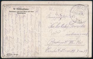 1918 Tábori posta képeslap "FP 394"