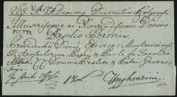 1843 Ex offo levél "POLENA" - Unghvarini