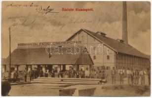 1911 Kismánya, Malá Mana (Mánya); Kismányai Fedélcserépgyár. Adler Ferenc kiadása 706. (W.L. ?) / tile factory (EK)