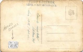 1939 Léva, Levice; M. kir. 1/III. h.b. zlj. árkász szakasz 1938. XI. 13. - 1939. I. 29. Magyar katon...