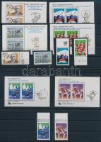 South korea; 1988 Summer olympics sets with margin stamps Mi 1551-1552 + Mi 1567-1570 + sets of blocks Mi 542-543 + Mi 546-549, Dél-Korea; 1988 Nyári olimpiai játékok sorok ívszéli bélyegekkel Mi 1551-1552 + Mi 1567-1570 + blokksorok Mi 542-543 + Mi 546-549