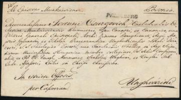 ~1843 Ex offo levél "PRESSBURG" - Unghvarini