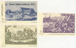 Ónod 2007. I Poltura + V Poltura + X Poltura, mindhárom számozással T:UNC