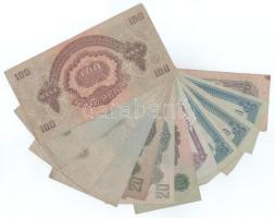 1944. 1P + 2P (3x) + 5P + 10P + 20P (2x) + 50P (3x) + 100P "A Vöröshadsereg Parancsnoksága"...