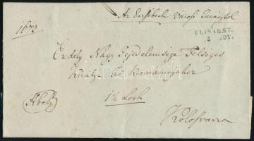 1847 Ex offo "ELISAB.ST." - Kolozsvár