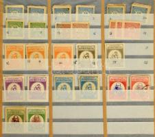 Kréta -Brit Közigazgatású terület Heraklion tartományban + Kréta A Venizelos-kormány felkelőinek Postája Therison-ban készlet 192 db bélyeg, nagyalakú berakólapon (Mi EUR 885.-)