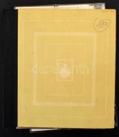 Magyar blokk gyűjtemény az 1962-1977 közötti időszakból műanyag blokkberakólapokon