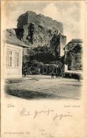 1902 Léva, Levice; várrom. Schulcz Ignác kiadása / Levicky hrad / castle ruins (fl)