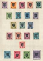 Nyugat-Ukrajna 21 db bélyeg albumlapon garancia nélkül / no guarantee