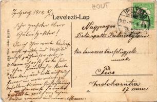 1912 Ipolyság, Sahy; Újváros. W.L. Bp. 4755. / Predmestie / street view (b)