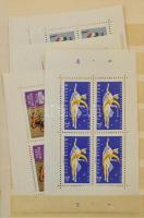 Sorok, blokkok az 50-es, 60-as évekből jobbakkal, 10 lapos kis Schaubek berakóban