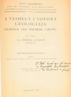 Benda László: A Vashegy-csoport geológiai térképe. A szerző, Benda - Bendefy László (1904-1977) föld...