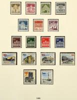 NSZK 1957-1960 és Berlin 1955-1970 gyűjtemény részek 1949-1970 közötti falcmentes Lindner albumban