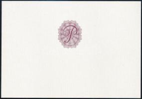 2011 140 éves a Kőnyomatos bélyegsorozat emlékív próbanyomat kis füzetbe beragasztva. Rendkívül ritk...