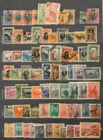 Bajorország, Belgium, Bosznia, Bulgária összeállítás, benne régi és modern bélyegek, 12 lapos nagyal...