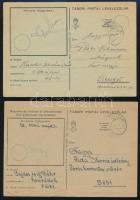 10 db II. világháborús tábori levelezőlap